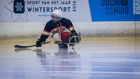 Ice sledge hockeyspeler